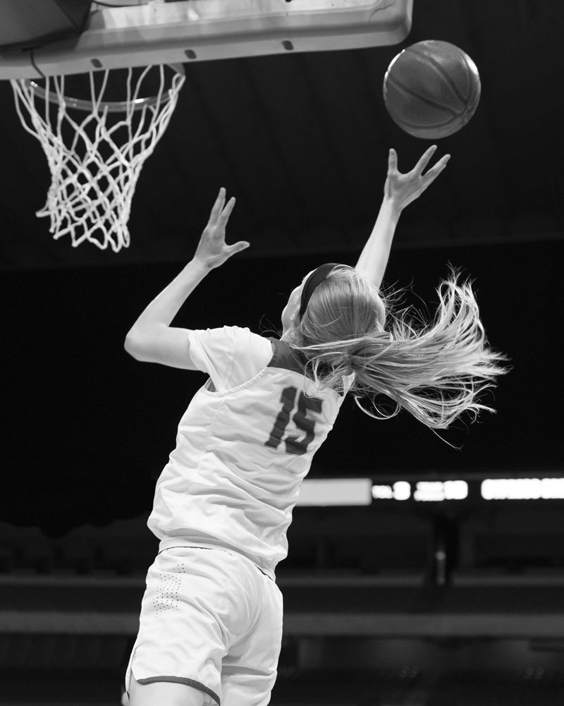 Youth basketball player.